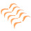 (Orange) 5 Paar Silikon Wimpernlockenwickler Wimpernlift 4