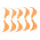 (Orange) 5 Paar Silikon Wimpernlockenwickler Wimpernlift 2