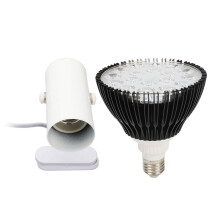 (UK Plug) UV-Schwarzlicht-Flutlicht 18 Chips mit Clip