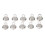10x Dental Lingual Button Round Stainless Steel Ortho Ring 3