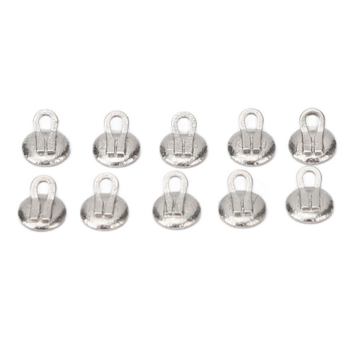 10x Dental Lingual Button Round Stainless Steel Ortho Ring 2