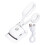 (White) Electric Eyelash Curler 3-Gear Heated Handheld White 1
