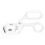 (White) Electric Eyelash Curler 3-Gear Heated Handheld White 5