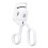 (White) Electric Eyelash Curler 3-Gear Heated Handheld White 3
