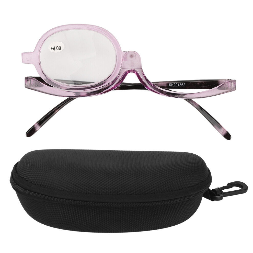 (+4.00) Magnifying Cosmetic Glasses Women Flexible Flip Down +3.50