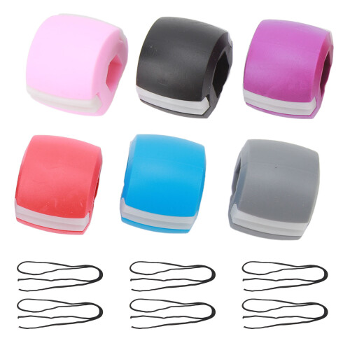 6pcs Silicone Jaw Exerciser Ball Face Chin Lifter