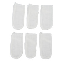 6x Baby-Zahnreinigungsfingerabdeckung, weiche Gaze