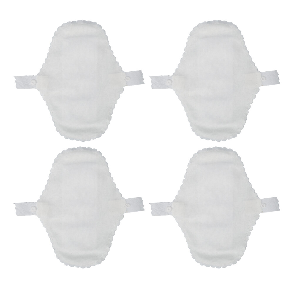 4PCS Washable Menstrual Pad Leak Proof Breathable Cotton Reusable