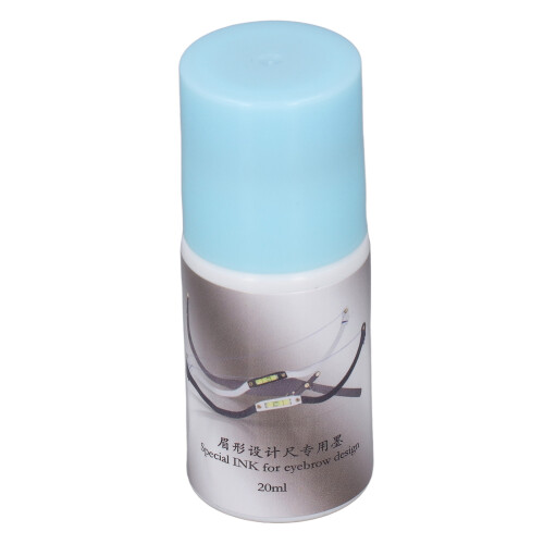 (White with String) 20ml Eyebrow Shaper Ink Black with String 2