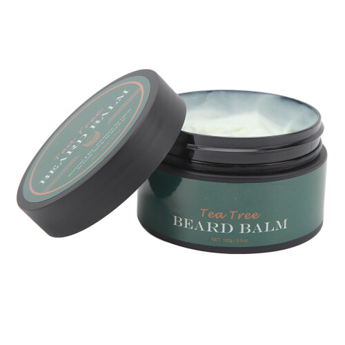 100g Herren Bartcreme Teebaumöl pflegend stylet weichmachend 2