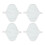 4pcs blue cotton reusable sanitary pads M size 1