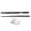 Microblading-Mapping-Set mit Stift, 10g weiße Paste & Pinsel 2