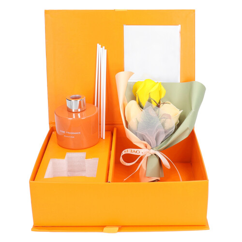 Diffuser-Geschenkbox mit Seife & Blumen, langanhaltender Raumduft 1
