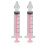 (Pink) 2x 10ml Spuit Neusirrigator Silicone Roze 1