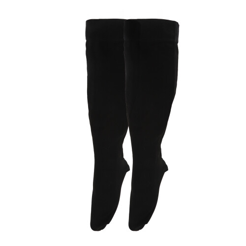 (3XL) Calze compressive ginocchiera 23-32mmHg, nero