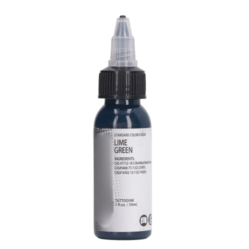 (Lime Green) 30ml Brown Tattoo Ink High Pigmentation Long Wearing