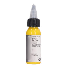 (Bright Yellow) 30ml Brown Tattoo Ink High Pigmentation Long Wearing