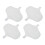 4Stück waschbare, atmungsaktive Menstrualpads, wiederverwendbar 3