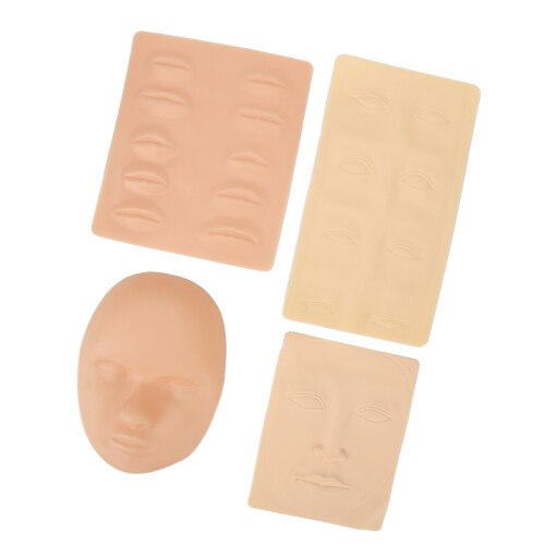 Face Tattoo Practice Skin Permanent 3D Silicone Training for Novices 2