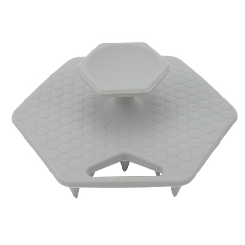 (Grey) Facial Exfoliating Brush Deep Cleansing Soft Silicone