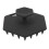 (Black) Facial Exfoliating Brush Deep Cleansing Soft Silicone 1