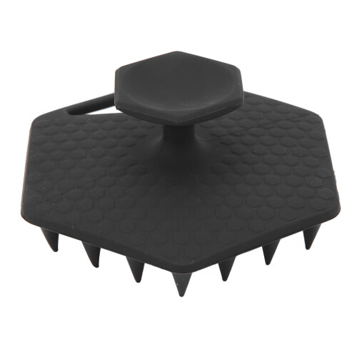 (Black) Facial Exfoliating Brush Deep Cleansing Soft Silicone