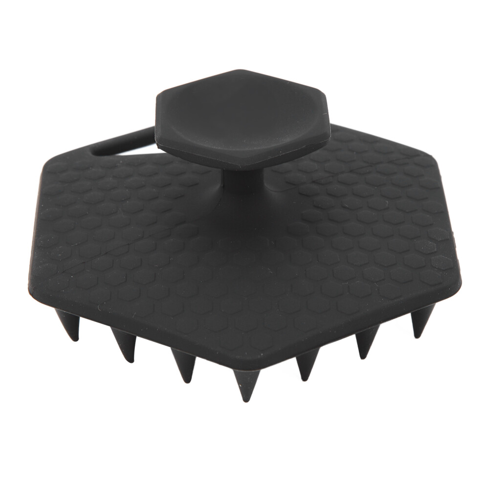 Black (Black) Facial Exfoliating Brush Deep Cleansing Soft Silicone With Suction Cup