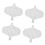 4Stück waschbare, atmungsaktive Menstrualpads, wiederverwendbar 4