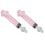 (Pink) 2x 10ml Spuit Neusirrigator Silicone Roze 4