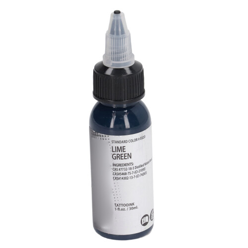 (Lime Green) 30ml Brown Tattoo Ink High Pigmentation Long Wearing 1