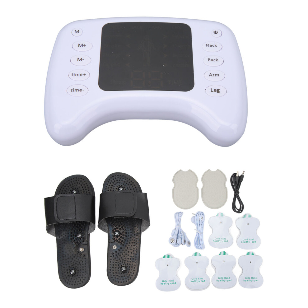 Electric Pulse Massage Machine 8 Modes 15 Strength Slippers