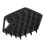 (Black) Facial Exfoliating Brush Deep Cleansing Soft Silicone 2
