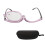 (+1.50) Flip-Down-Make-up-Brille lila Rahmen +2,00 1