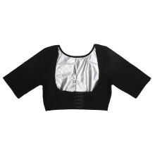 Sauna Suit Women Short Sleeve Sweat Body Shaper L