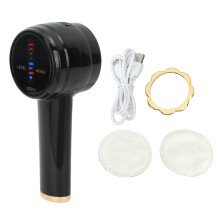 Black LED RF Facial Cold Hammer Beauty Instrument