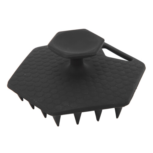 (Black) Facial Exfoliating Brush Deep Cleansing Soft Silicone 2