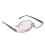 (+1.50) Flip-Down-Make-up-Brille lila Rahmen +2,00 4