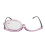 (+1.50) Flip-Down-Make-up-Brille lila Rahmen +2,00 3