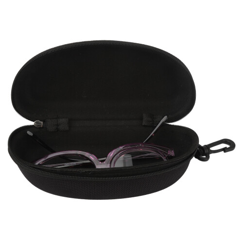 (+1.50) Flip-Down-Make-up-Brille lila Rahmen +2,00 1