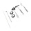 5pcs Neurologischer Hammer Zinklegierung 5