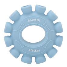 (Light Blue 40 to 50lb) Griffkreis-Training Silikon Saugring 60-70LB Grau