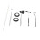 5pcs Neurologischer Hammer Zinklegierung 3
