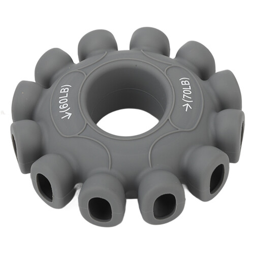 (Grey 60 to 70lb) Silicone Grip Ring Trainer 60-70LB Grey 1