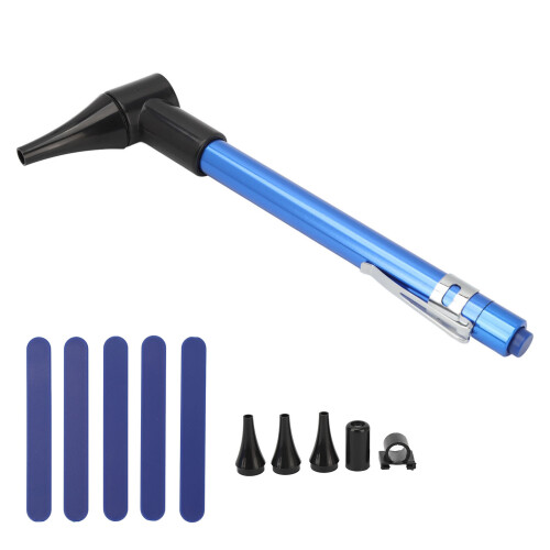Diagnostic Otoscope Kit LED Ear Light 5 Tips ENT Scope