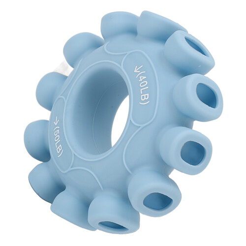 (Light Blue 40 to 50lb) Silicone Grip Ring Trainer 60-70LB Grey 2