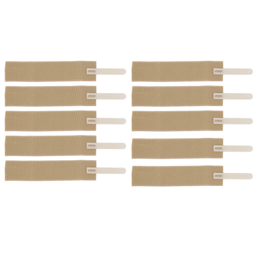 10x Urinary Bag Fixation Strips Hook & Loop
