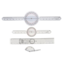 4x Medizinischer Goniometer-Satz Transparent Winkelmaß