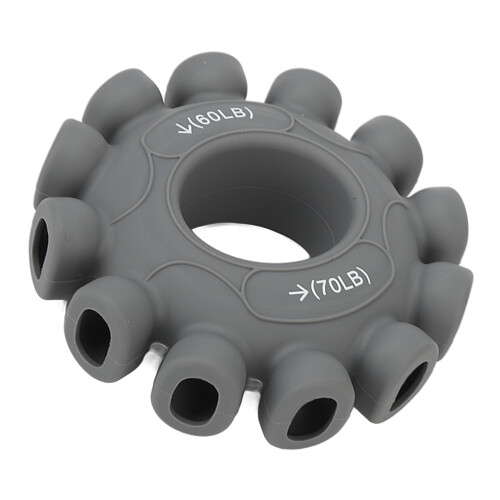 (Grey 60 to 70lb) Silicone Grip Ring Trainer 60-70LB Grey 2