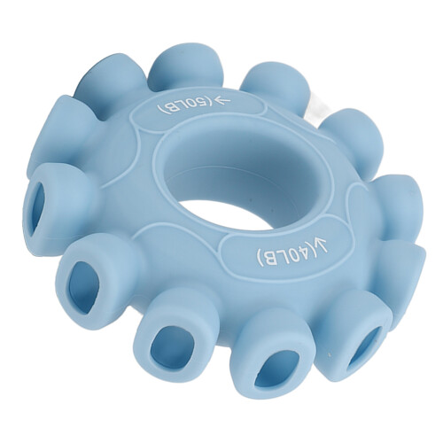 (Light Blue 40 to 50lb) Silicone Grip Ring Trainer 60-70LB Grey 1