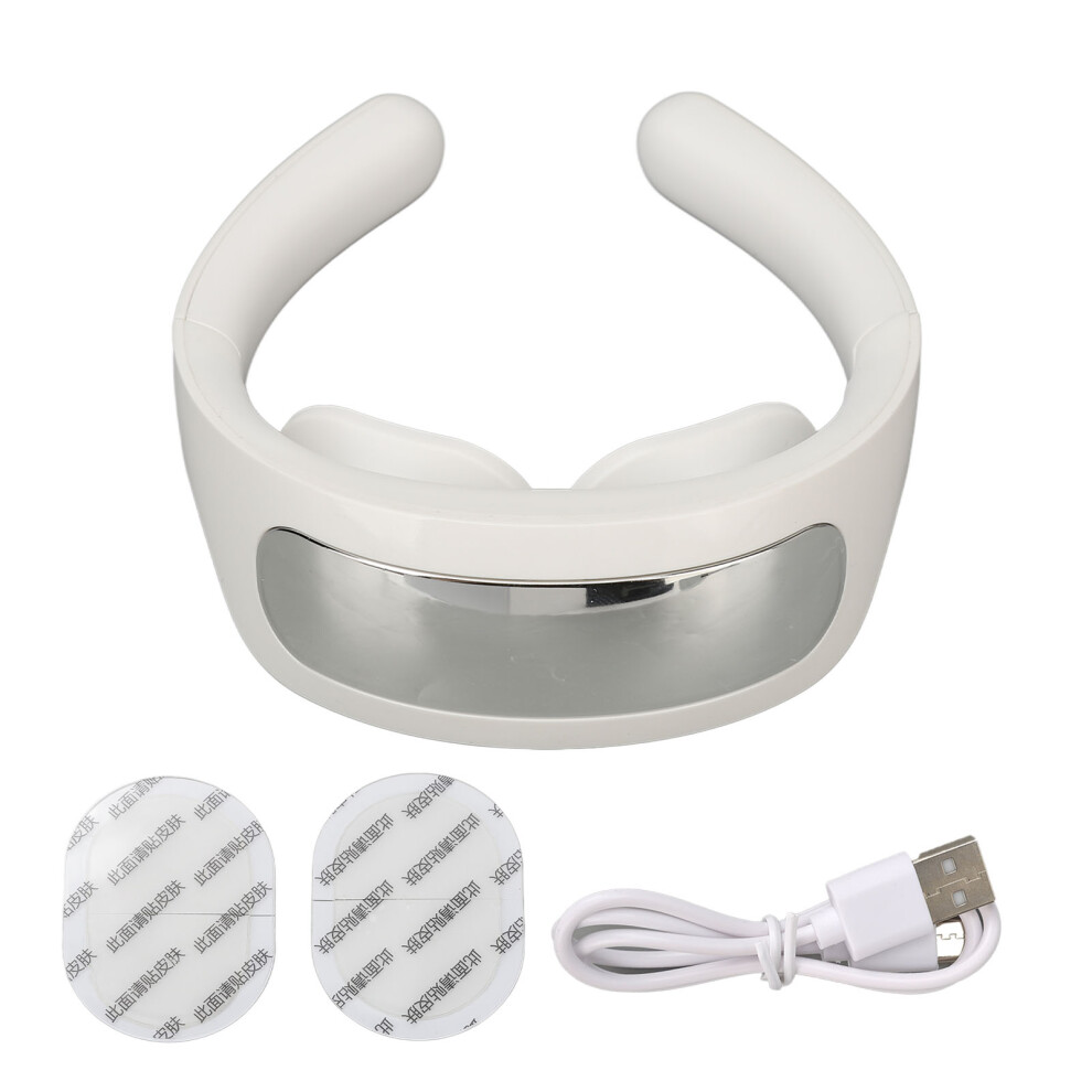 Electric Neck Massager Heat TENS Pulse 5 Modes Folding Cervical Spine